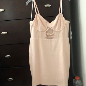 Beige forever 21 dress